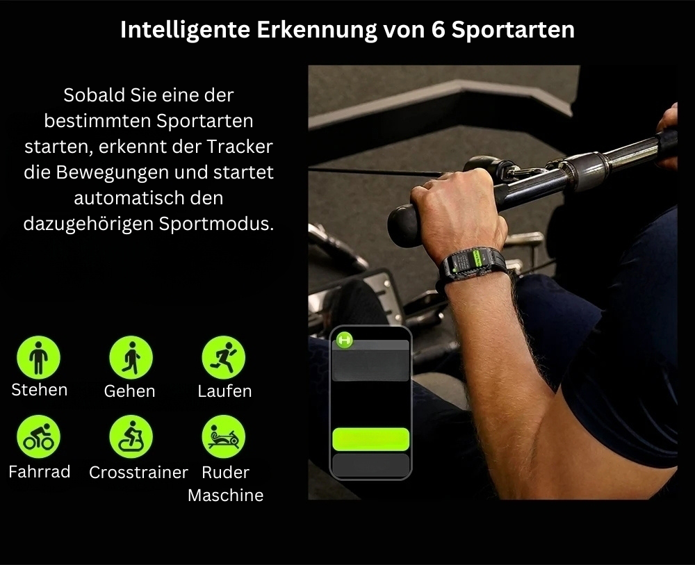 Fitnesstracker Militär X1 5 ATM