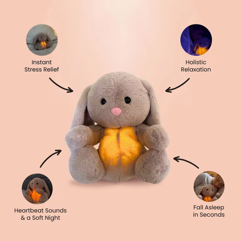 Breathing Rabbit Soothing Sensory Plush Toy