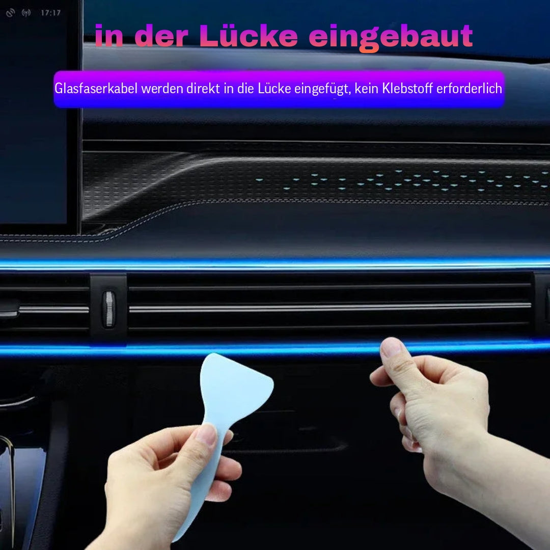 RGB-LED-Lichtleiste für den Innenraum des Autos